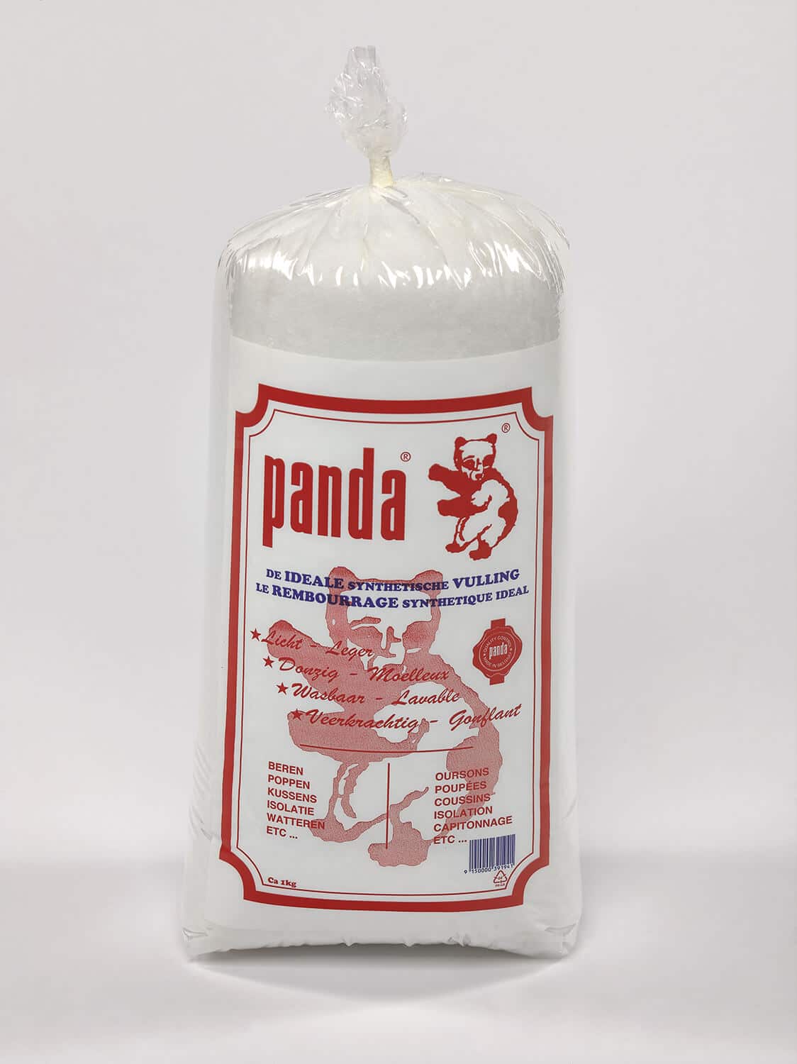 matériel rembourrage polyester panda